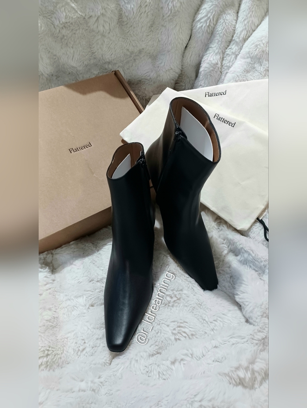 Flattered Xena Leather Black Size EU 41 (US 11) NIB With Dustbag - Picture 2 of 15